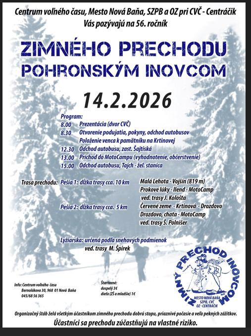 Pohronský Inovec 14. 2. 2026